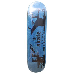 Skate Station Bridge Gap 8.25" Skateboard Deck - Blue