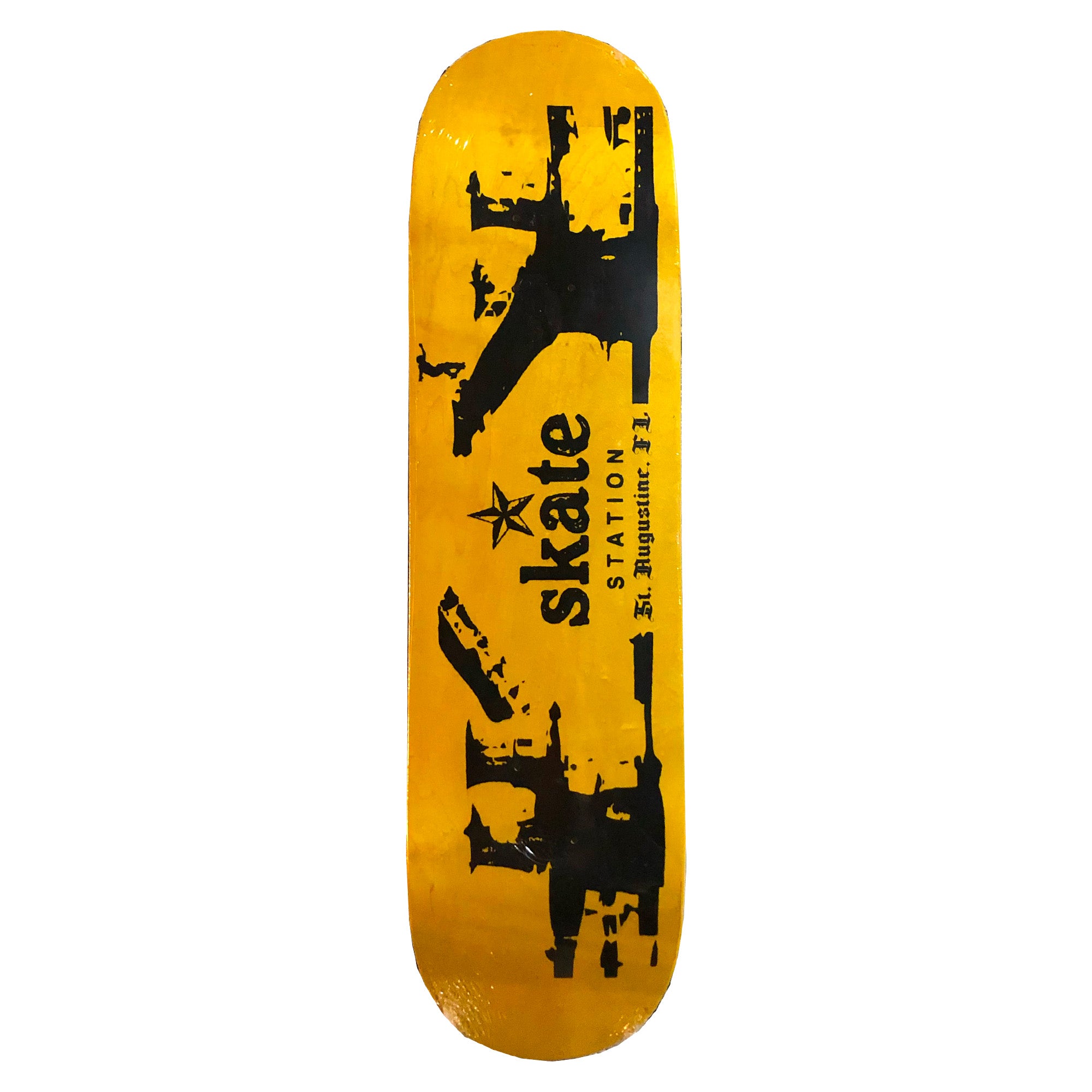 Skate Station Bridge Gap 8.5" Skateboard Deck - Yellow