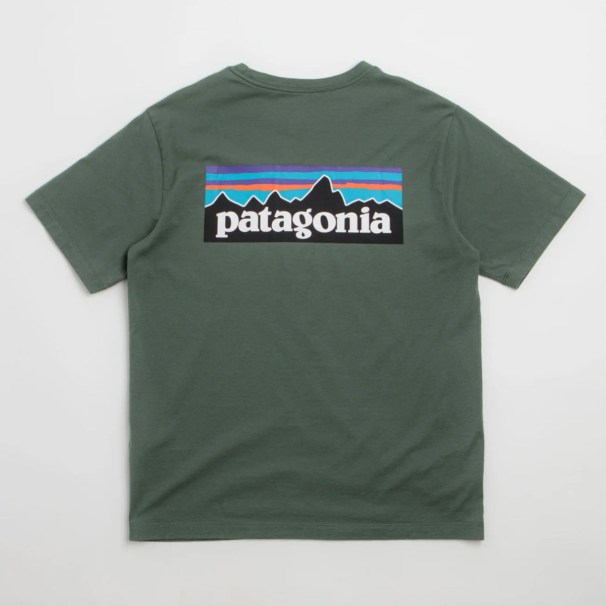Patagonia P-6 Logo Men's S/S T-Shirt - Canopy Green