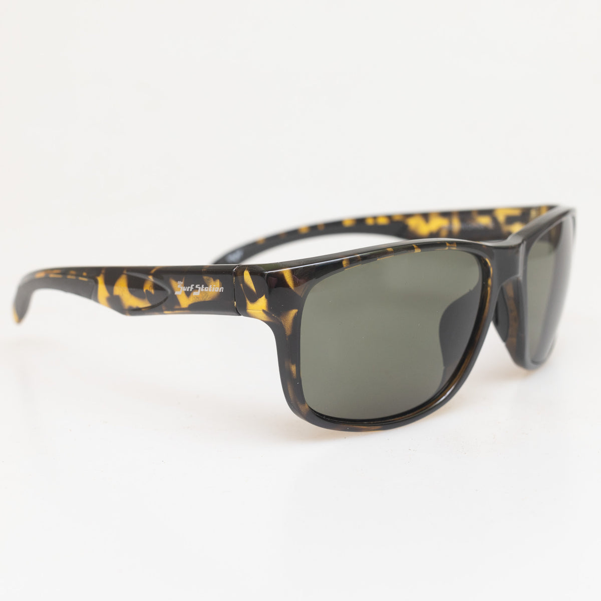 Surf Station Centrist Men's Sunglasses - Tortoise/Black Polarized