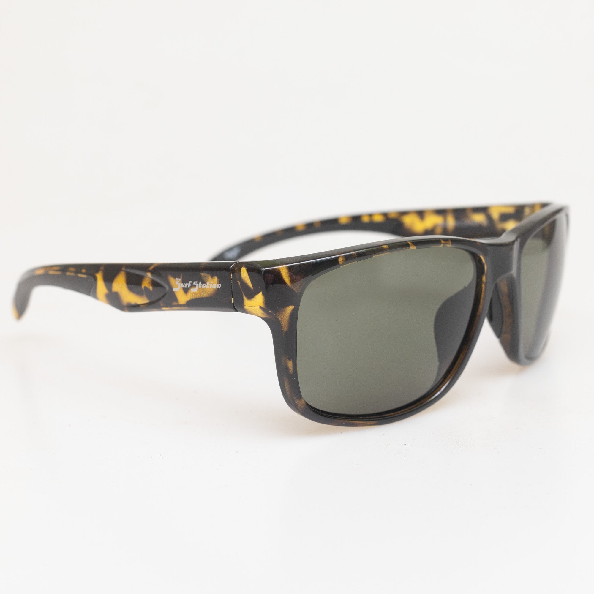 Surf Station Centrist Men's Sunglasses - Tortoise/Black Polarized