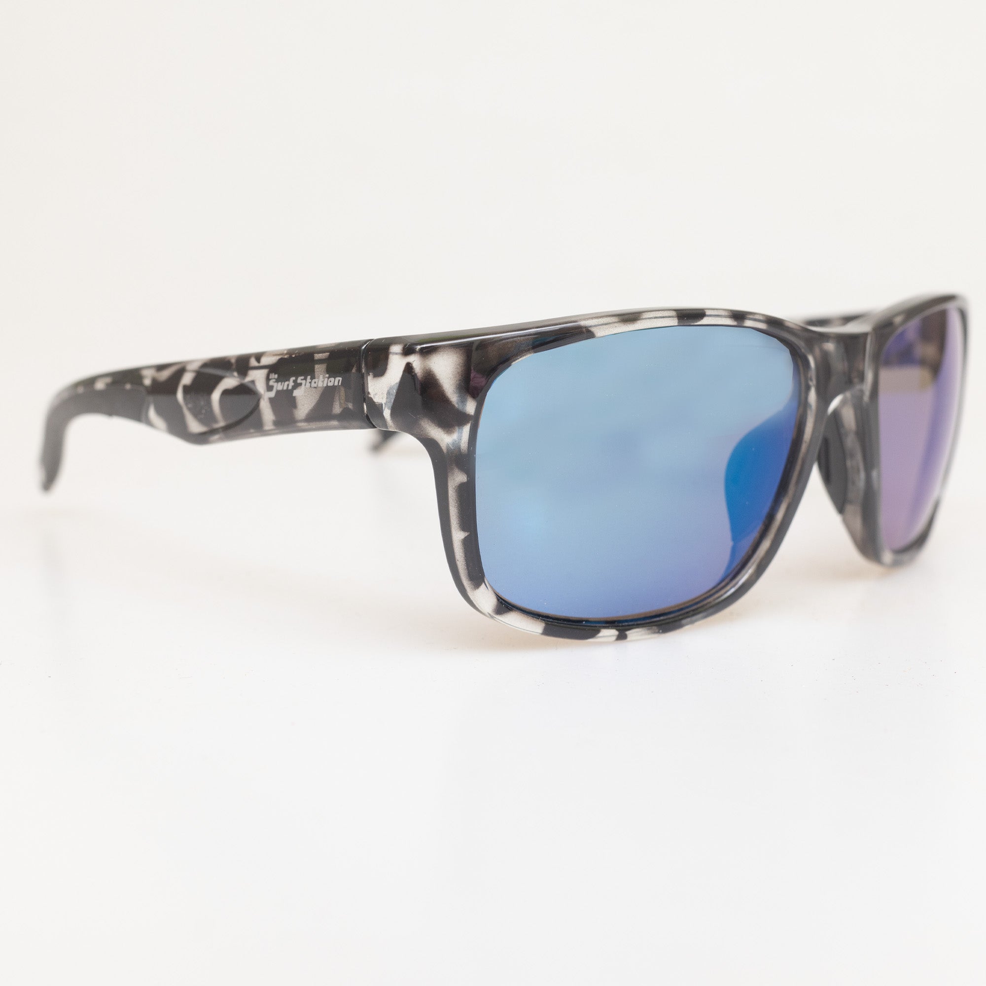 Surf Station Centrist Men's Sunglasses - Tortoise/Grey Blue Polarized