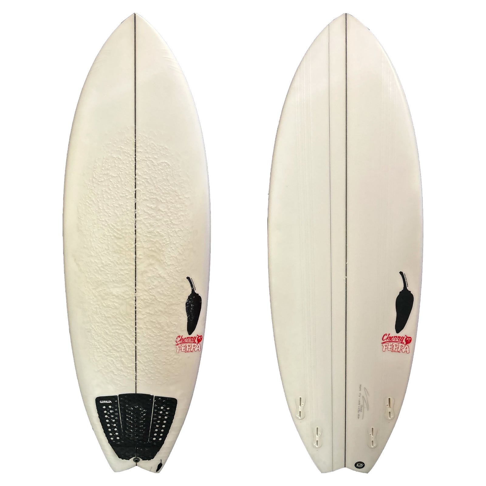 Chilli Cherry Peppa 5'6 Used Surfboard - FCS II