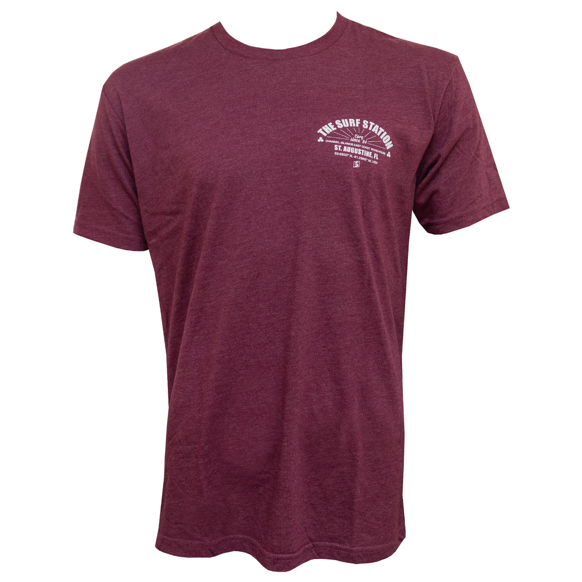 Surf Station Core Since 84 Men's T-Shirt - Maroon