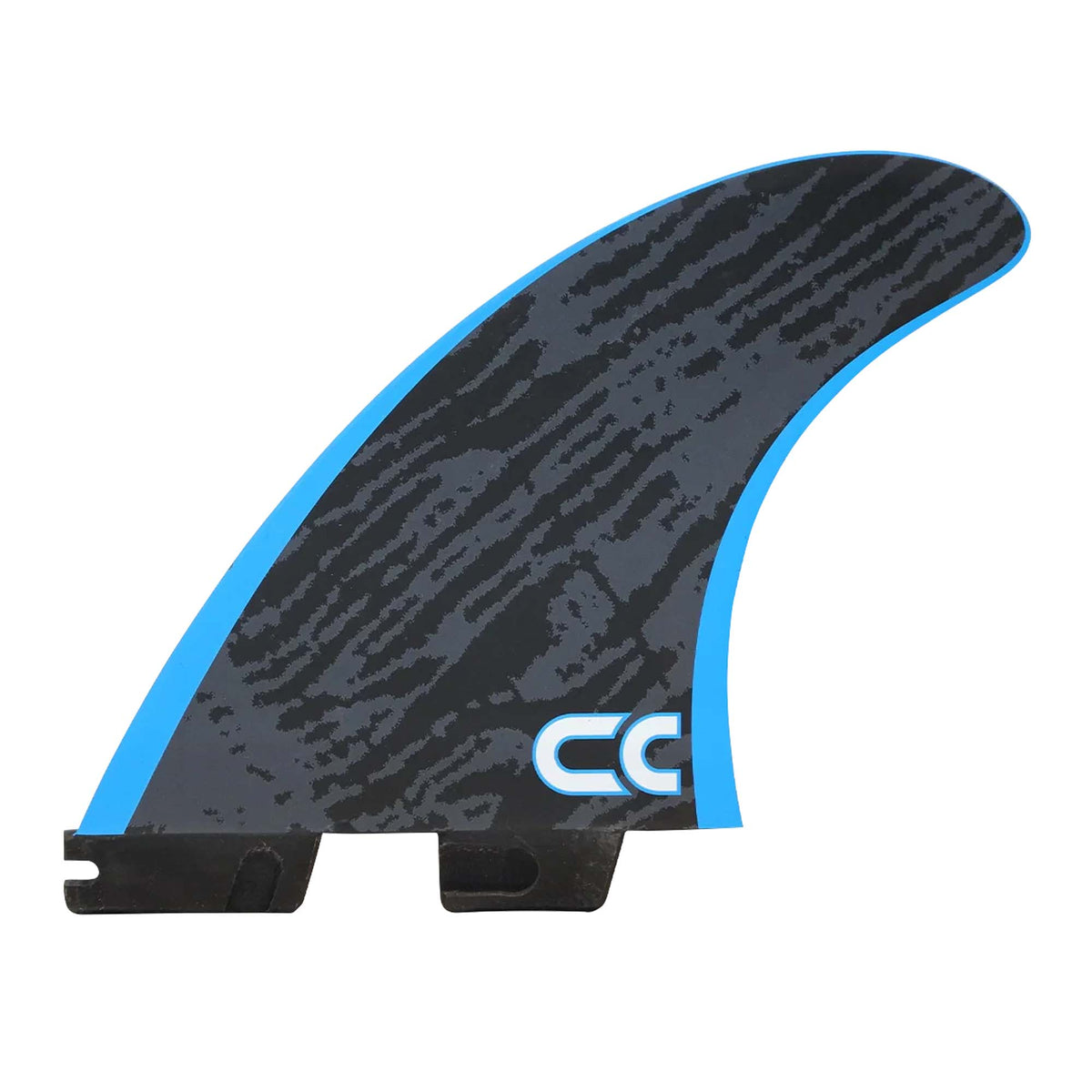 FCS II Crosby Colapinto Performance Core Tri Surfboard Fins - Large/Black Blue
