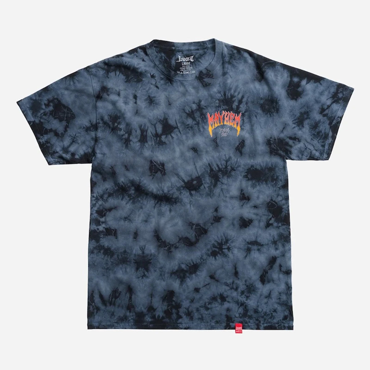 Lost Mayhem Since 87 Men's S/S T-Shirt - Black Crystal Dye