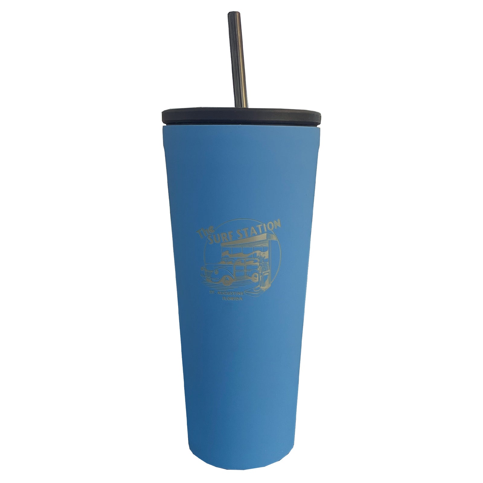 Corkcicle Surf Station Cold Cup - 20oz/Pacific Blue/Woody