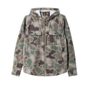 Dark Seas Albright UV Hooded Men's L/S Shirt - Duck Camo