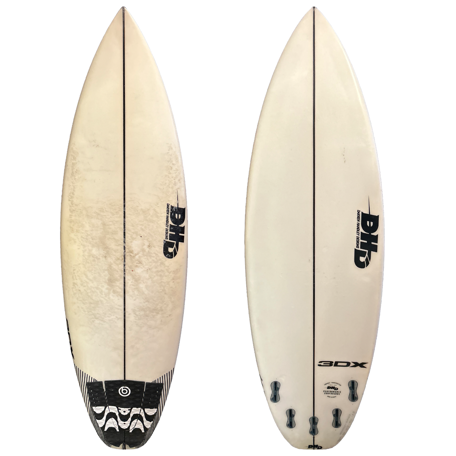 DHD 5'8 Used Surfboard - FCS II