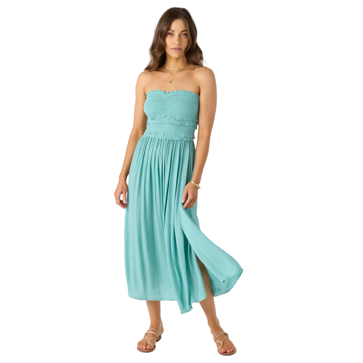 O'Neill Devyn Midi Women's Dress - Nile Blue