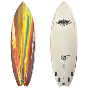 Daniels Rusty Whitlock 5'8 Used Surfboard - FCS II