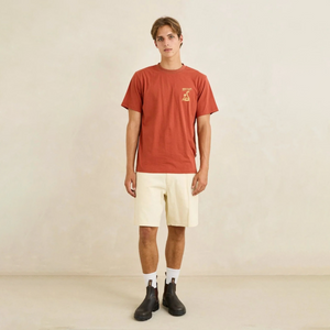 Rhythm Desert Daze Vintage Men's S/S T-Shirt - Rust