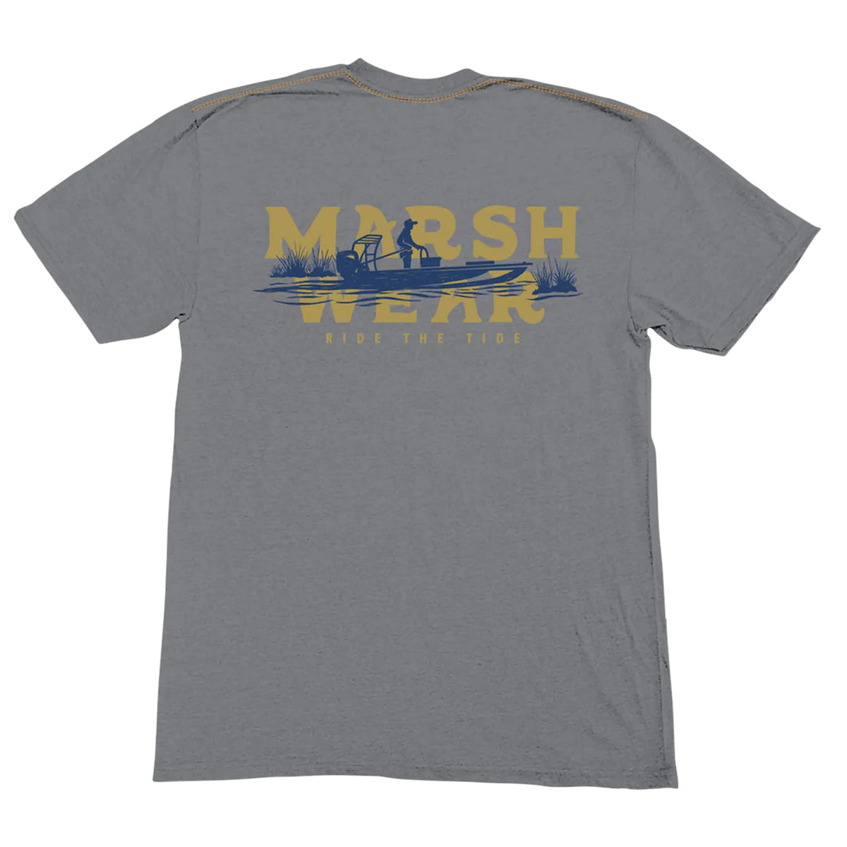 Marsh Wear Drifter Men's S/S T-Shirt - Steel Heather