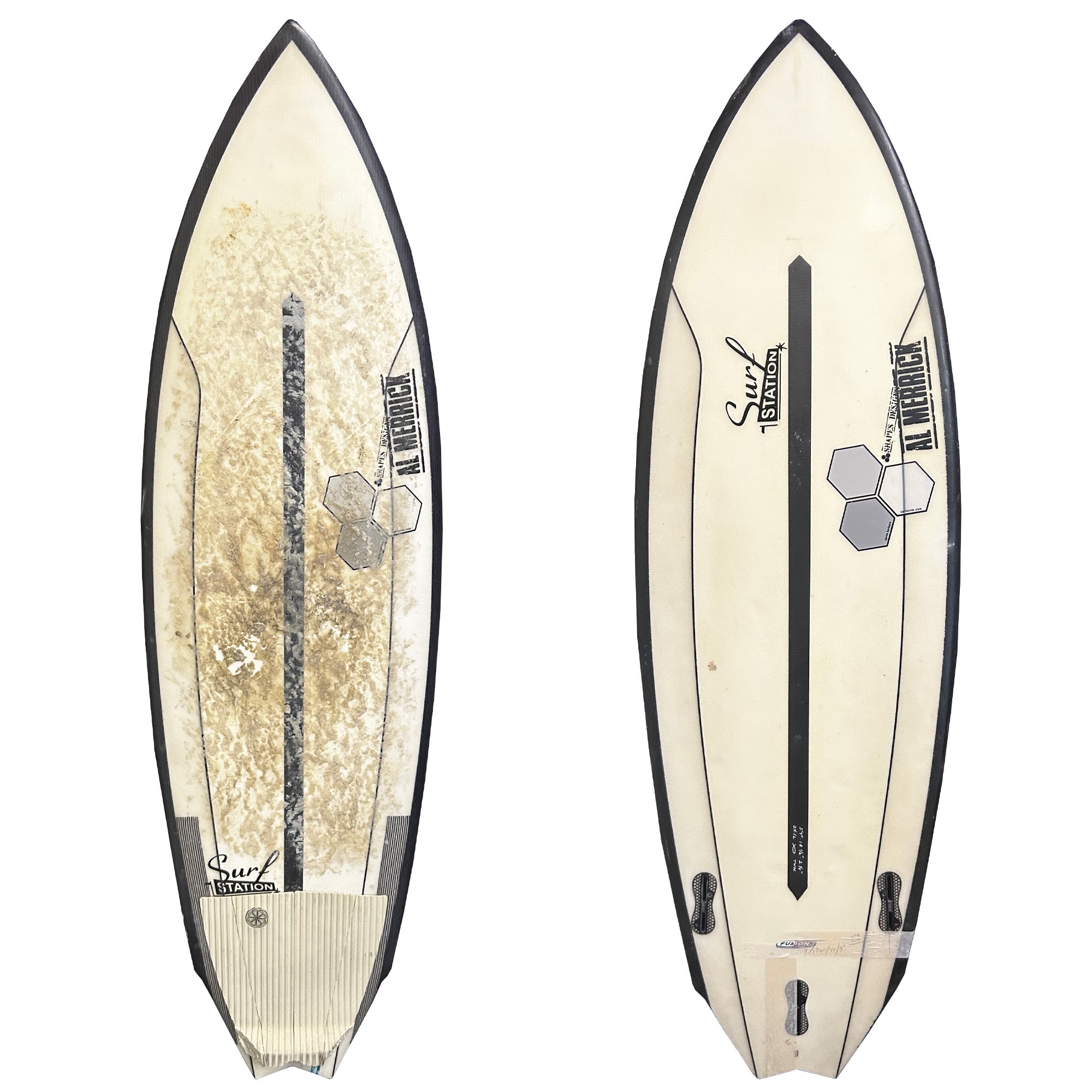Channel Islands Twin Fin Fusion Dual-Core 5'4 Consignment Surfboard