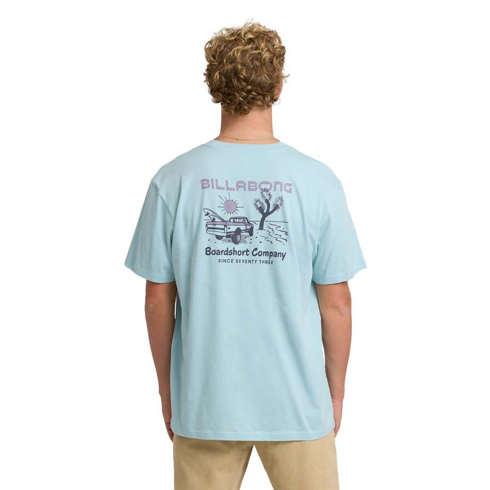 Billabong Tailgate Premium Men's S/S T-Shirt - Dusty Blue
