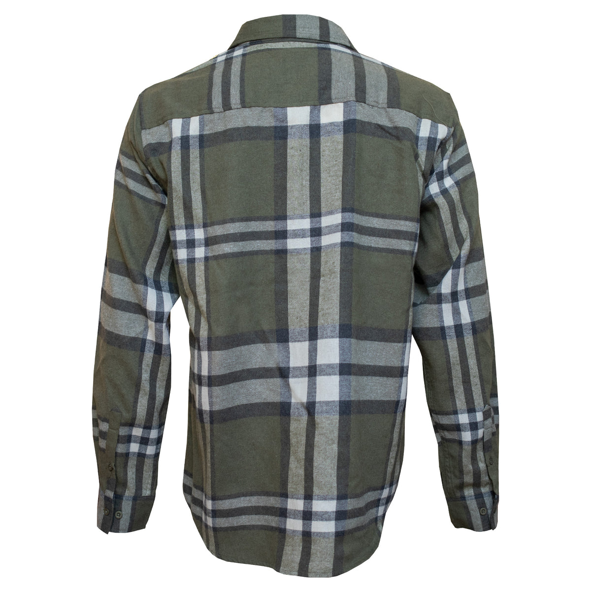 Surf Station Early Morning Men's L/S Sweater Flannel - Army Green