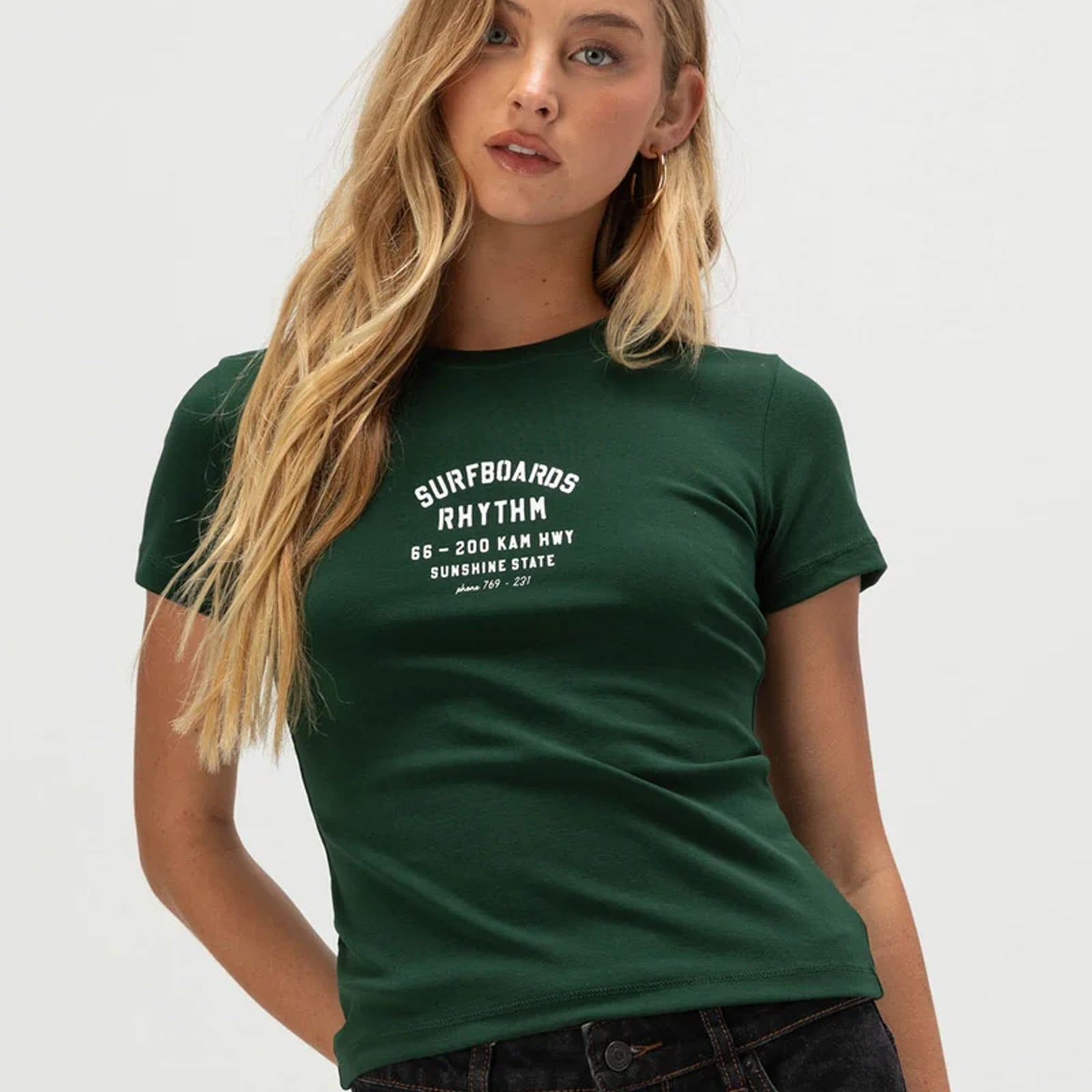 Rhythm Surf Everyday Women's S/S T-Shirt - Forest