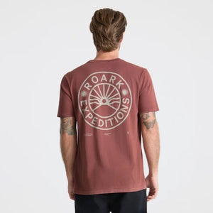 Roark Expedition Men's S/S T-Shirt - Red Clay