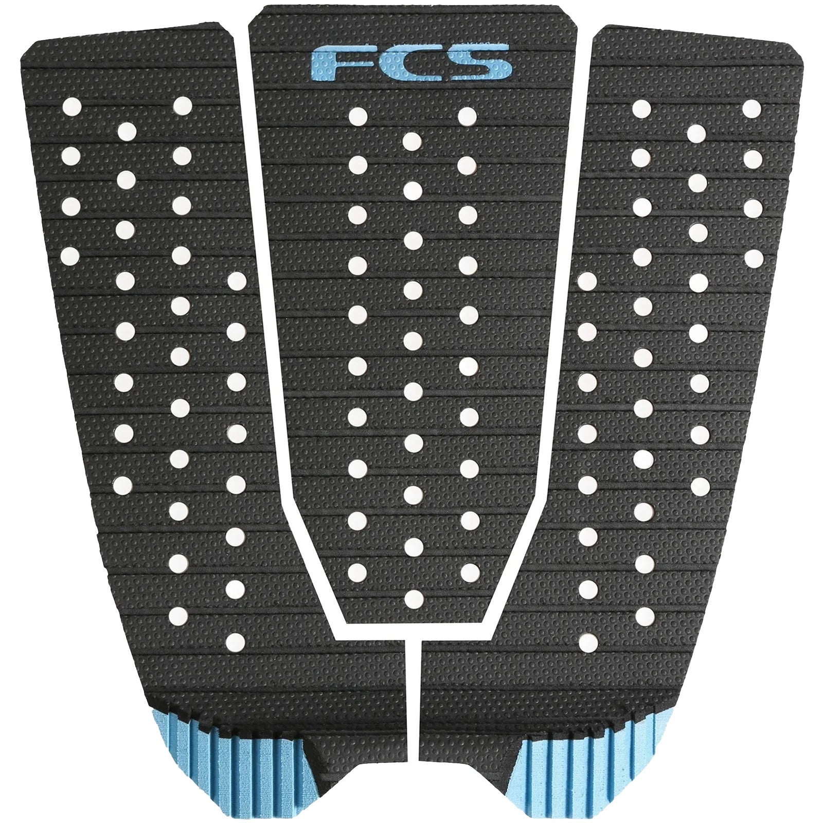 FCS Kolohe Andino Tread-Lite Traction Pad - Black/Tranquil Blue