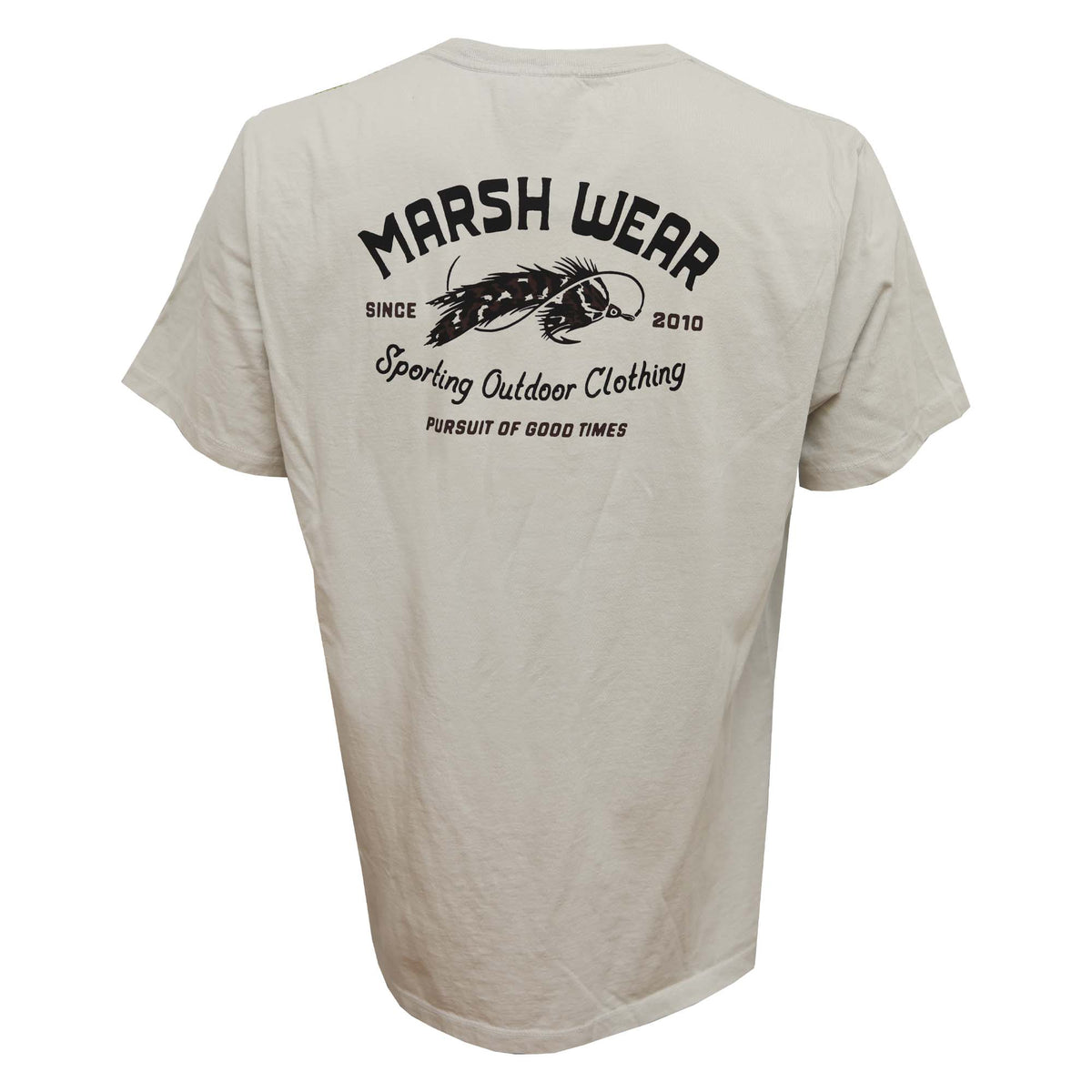 Marsh Wear Feather Men's S/S T-Shirt - Rock