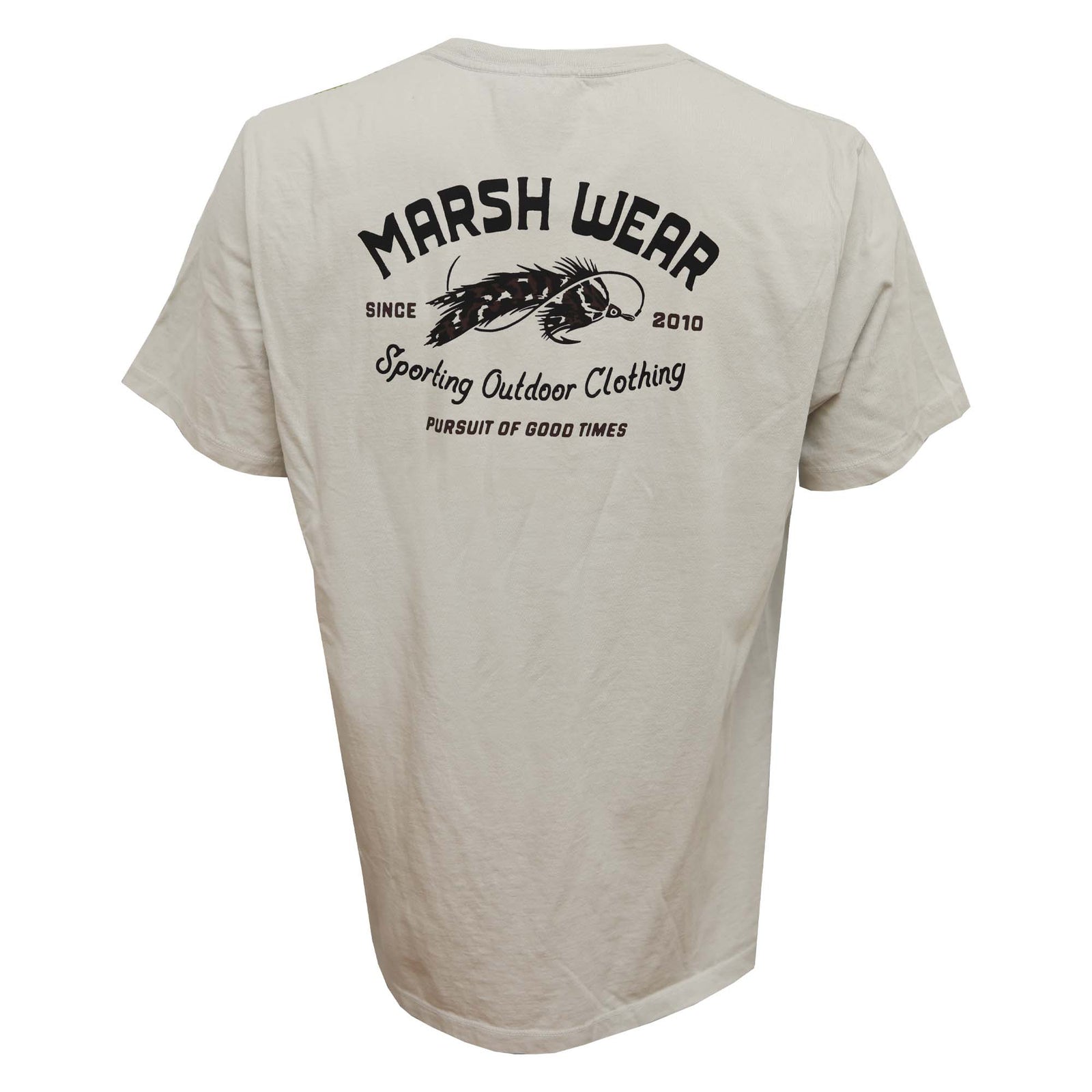 Marsh Wear Feather Men's S/S T-Shirt - Rock