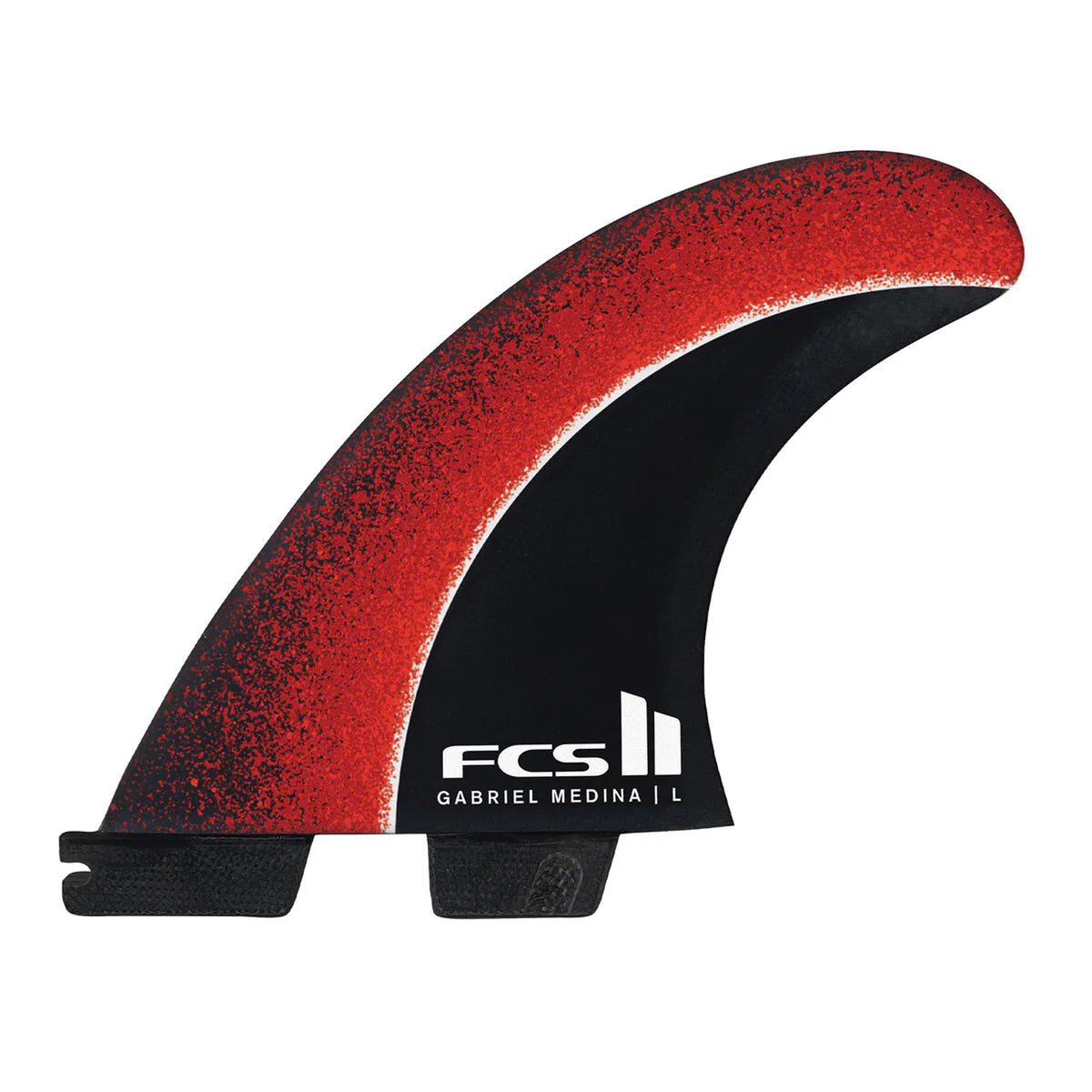FCS II GM Aircore Performance Glass Tri Surfboard Fins - Large/Fireball