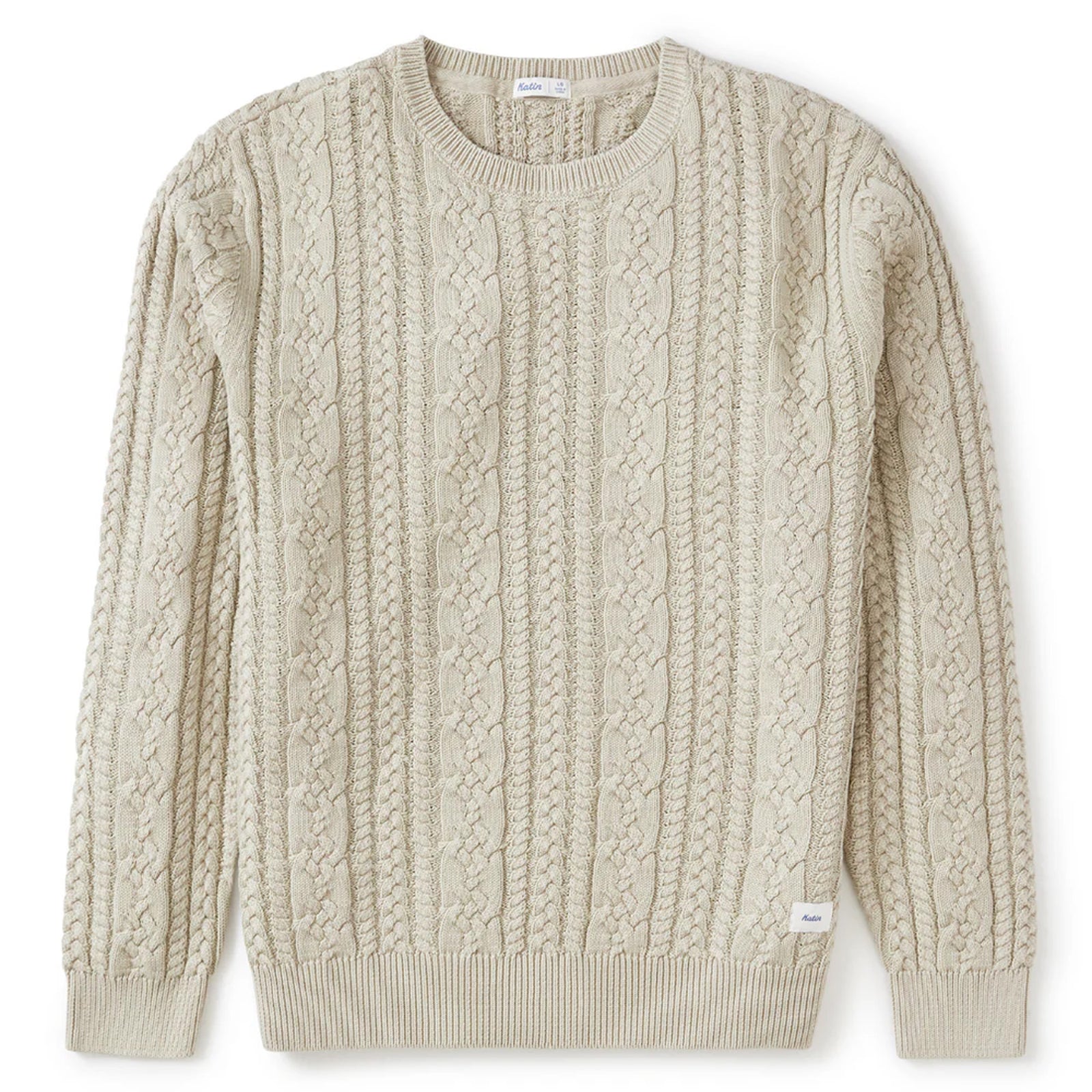 Katin Fisherman Men's L/S Sweater - Elm