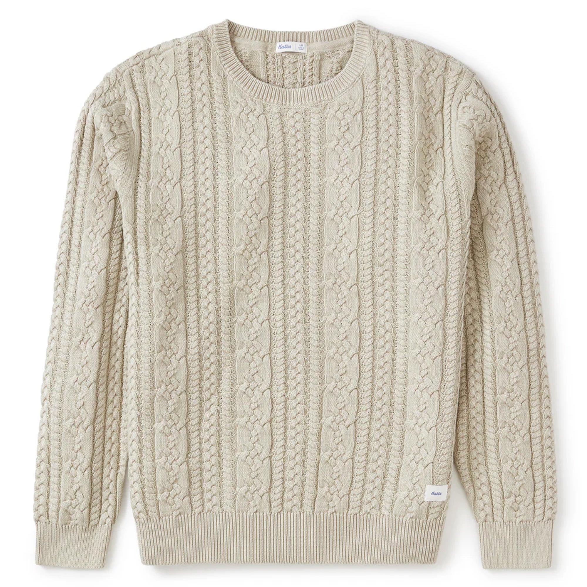 Katin Fisherman Men's L/S Sweater - Elm