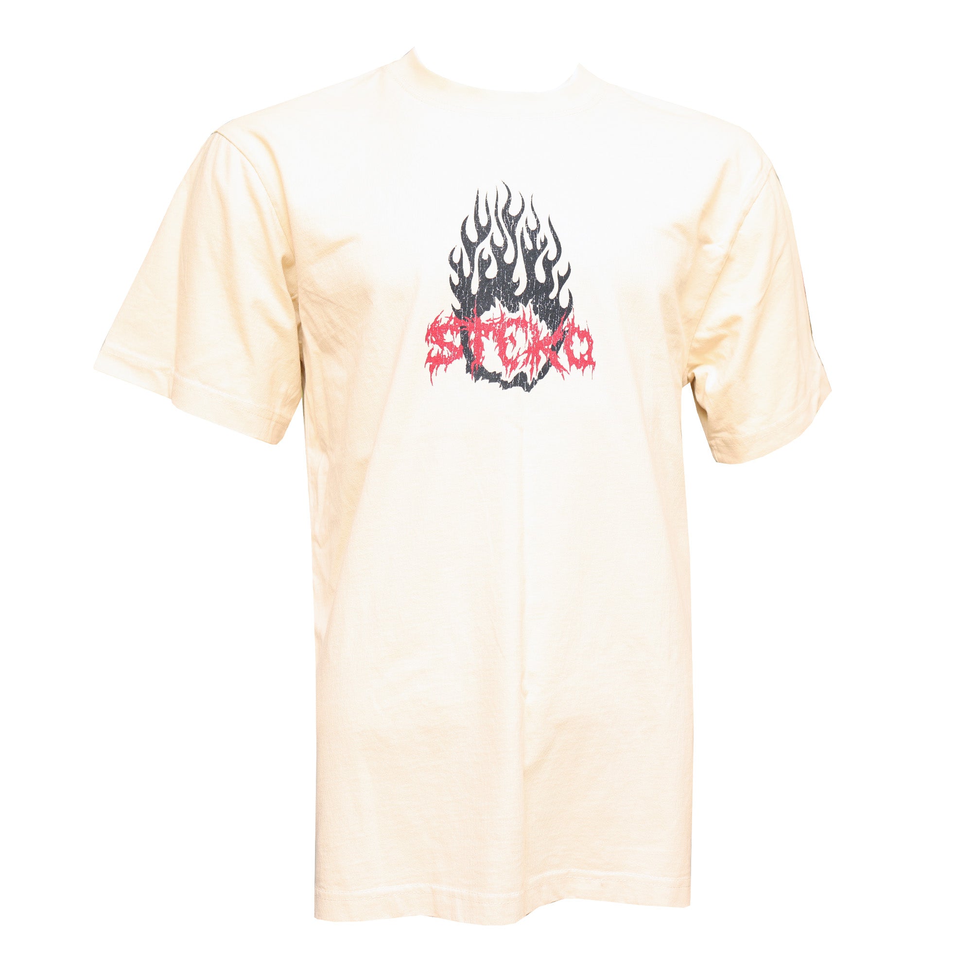 Steko Flamboyant Men's S/S T-Shirt - Off White