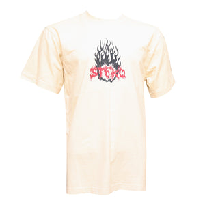 Steko Flamboyant Men's S/S T-Shirt - Off White