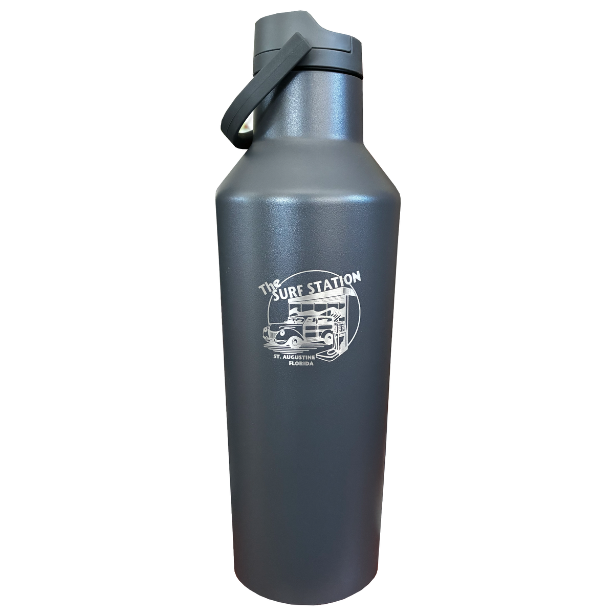 Corkcicle Surf Station Sport Canteen - 32oz/Flint/Woody