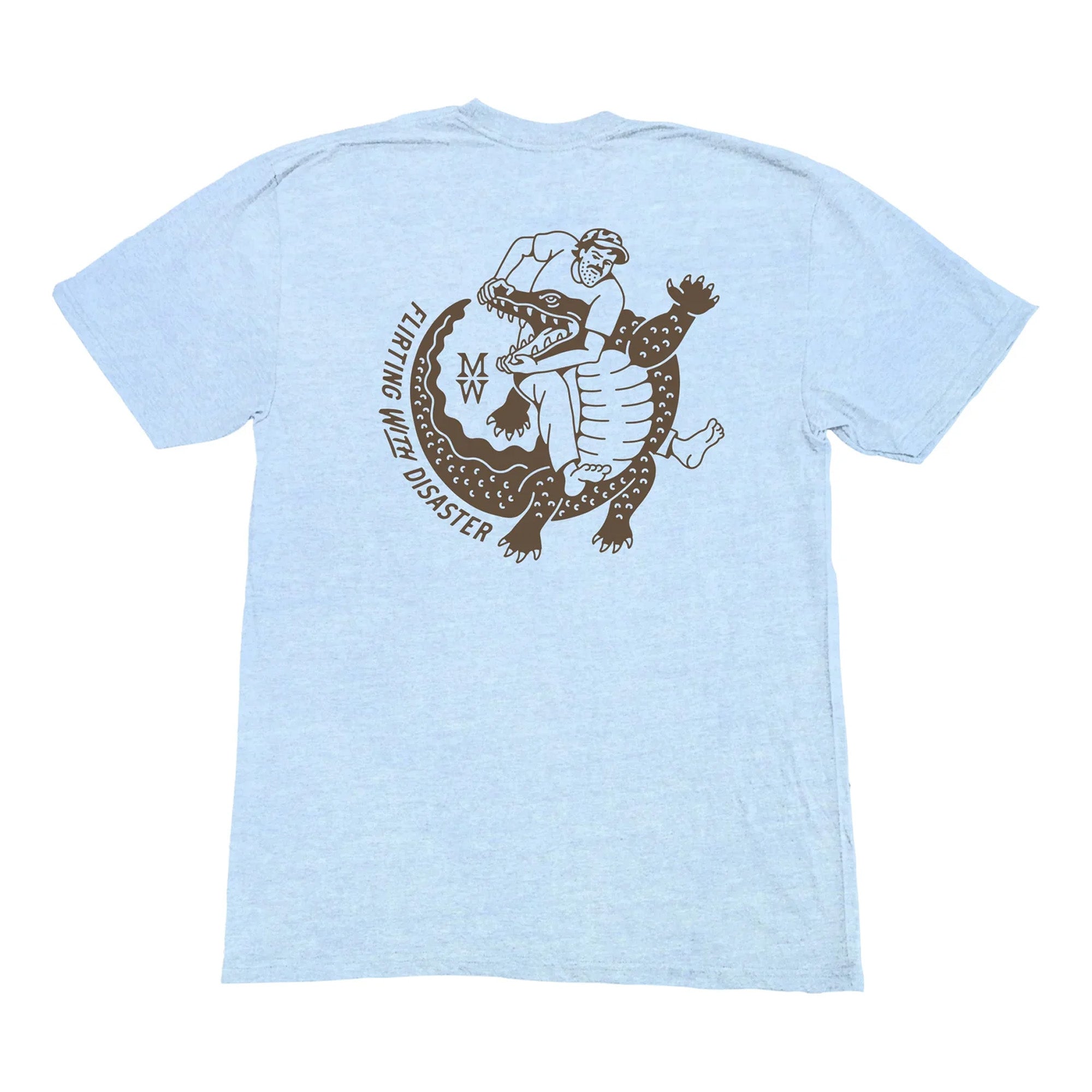 Marsh Wear Flirtin With Disaster Men's S/S T-Shirt - Hazy Blue