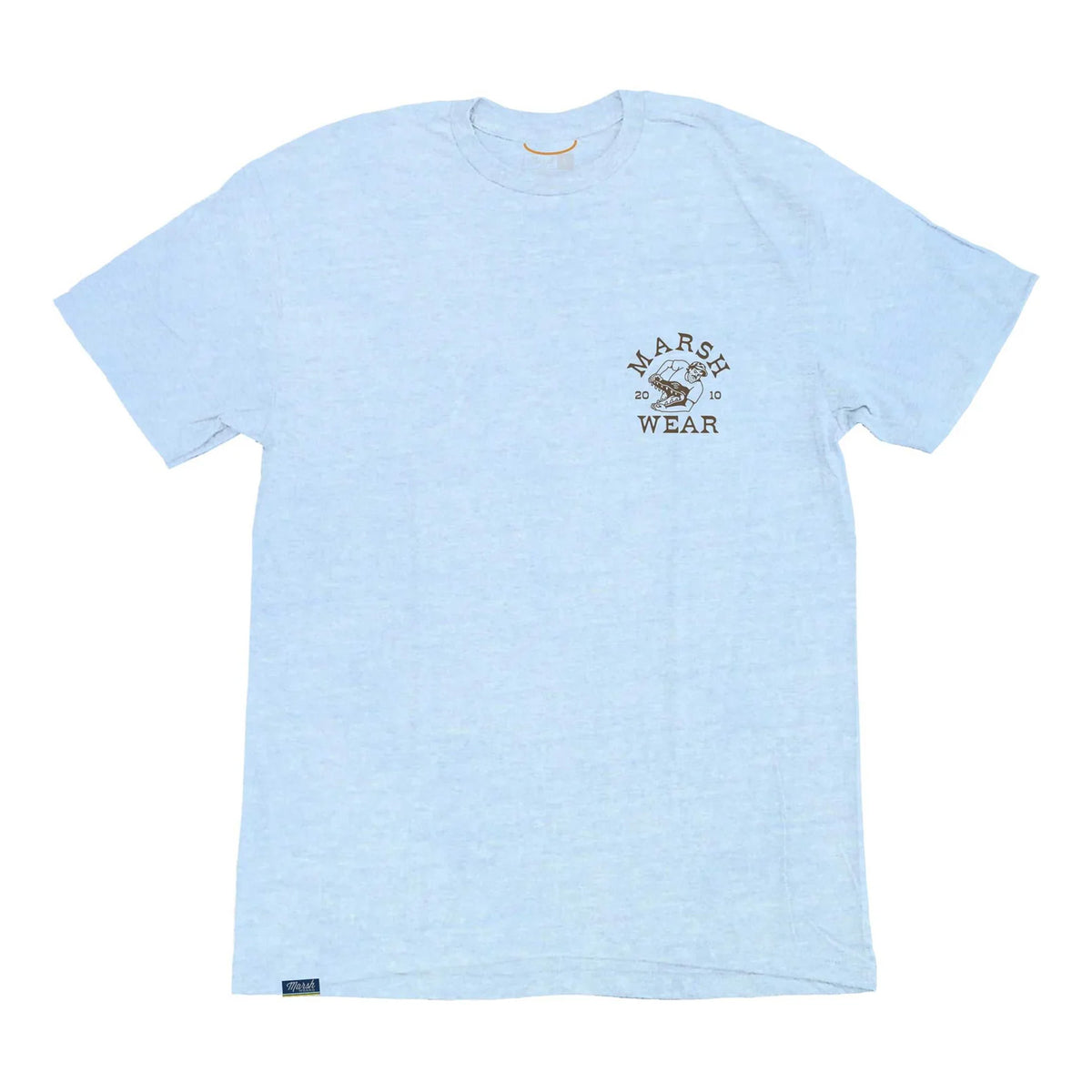 Marsh Wear Flirtin With Disaster Men's S/S T-Shirt - Hazy Blue
