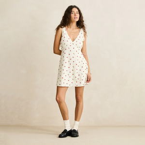 Rhythm Melia Floral Mini Women's Dress - Cream