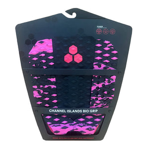 Channel Islands Fuser 3-Piece Arch Traction Pad - Electric Fuchsia