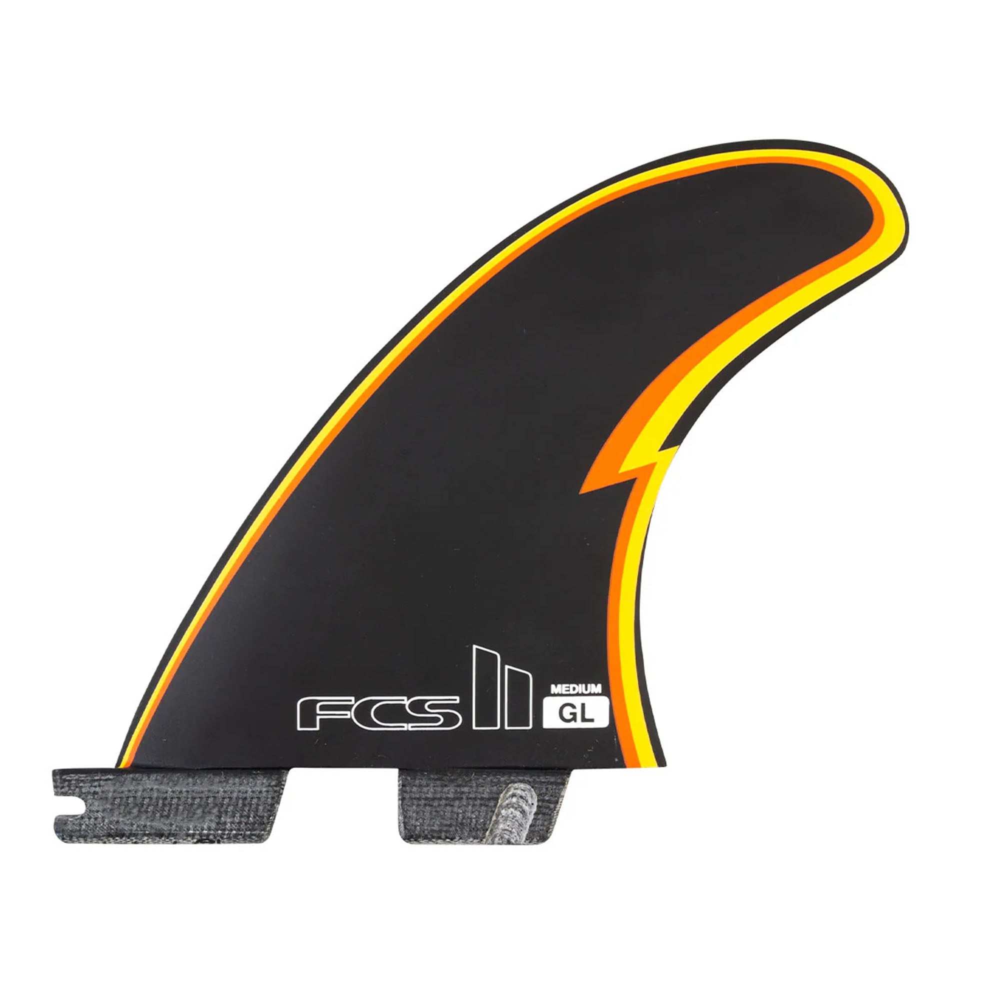 FCS II Gerry Lopez Performance Core Tri Surfboard Fins - Medium/Black