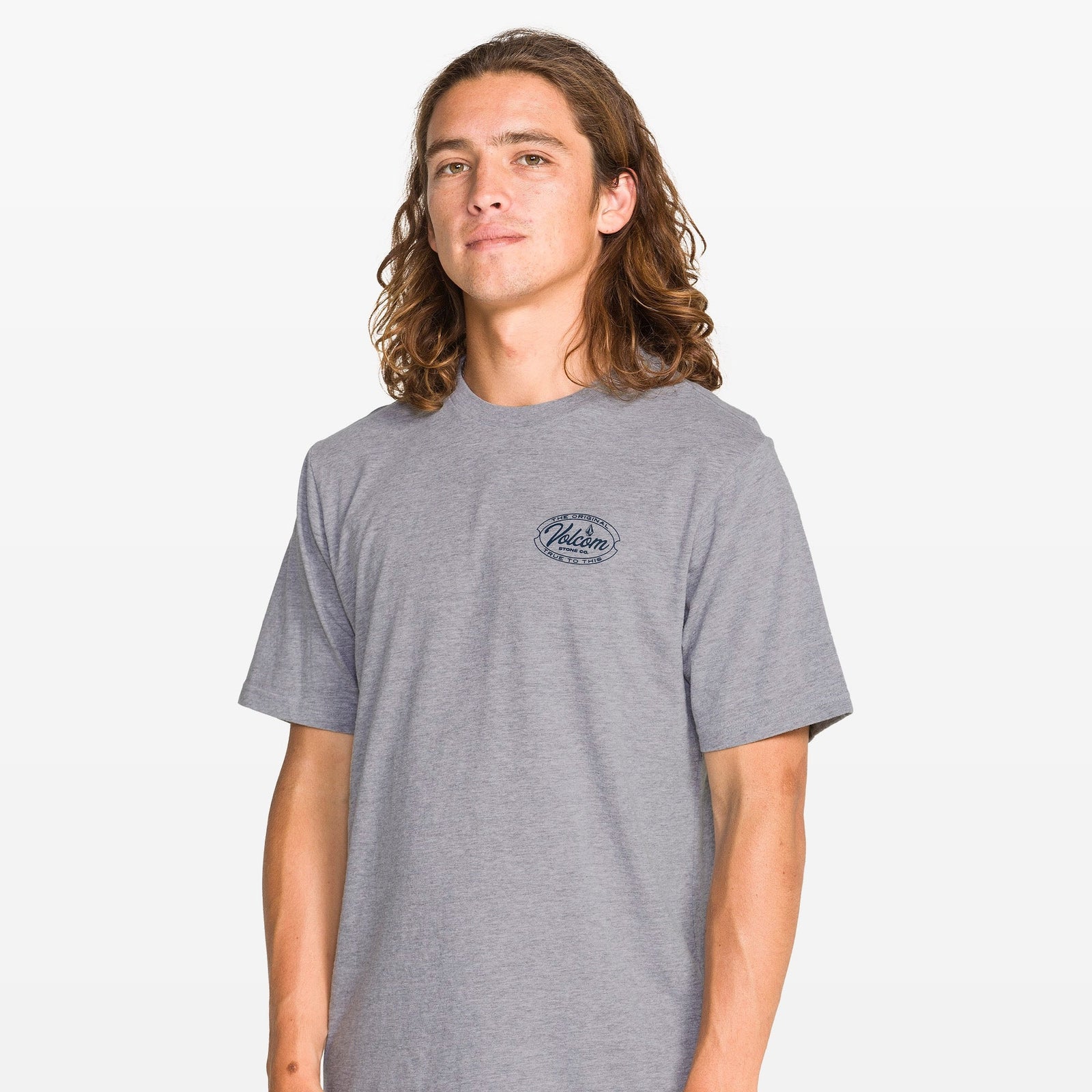 Volcom Garaged Men's S/S T-Shirt - Heather Grey