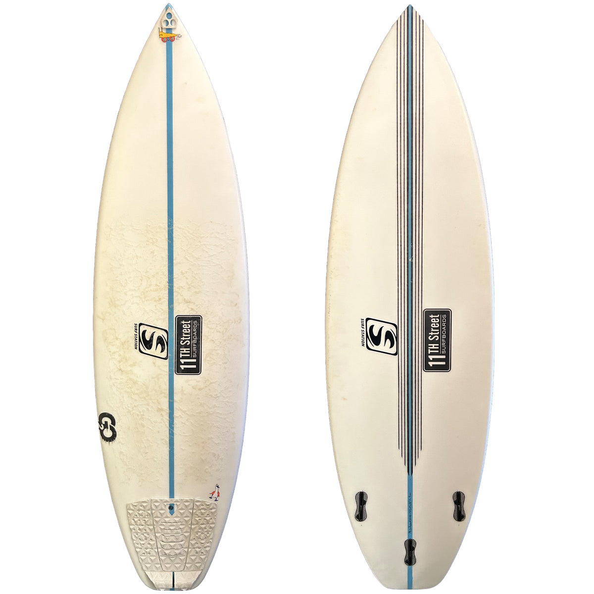 11th Street Surfboards Go2 5'10 Consignment Surfboard - FCS II