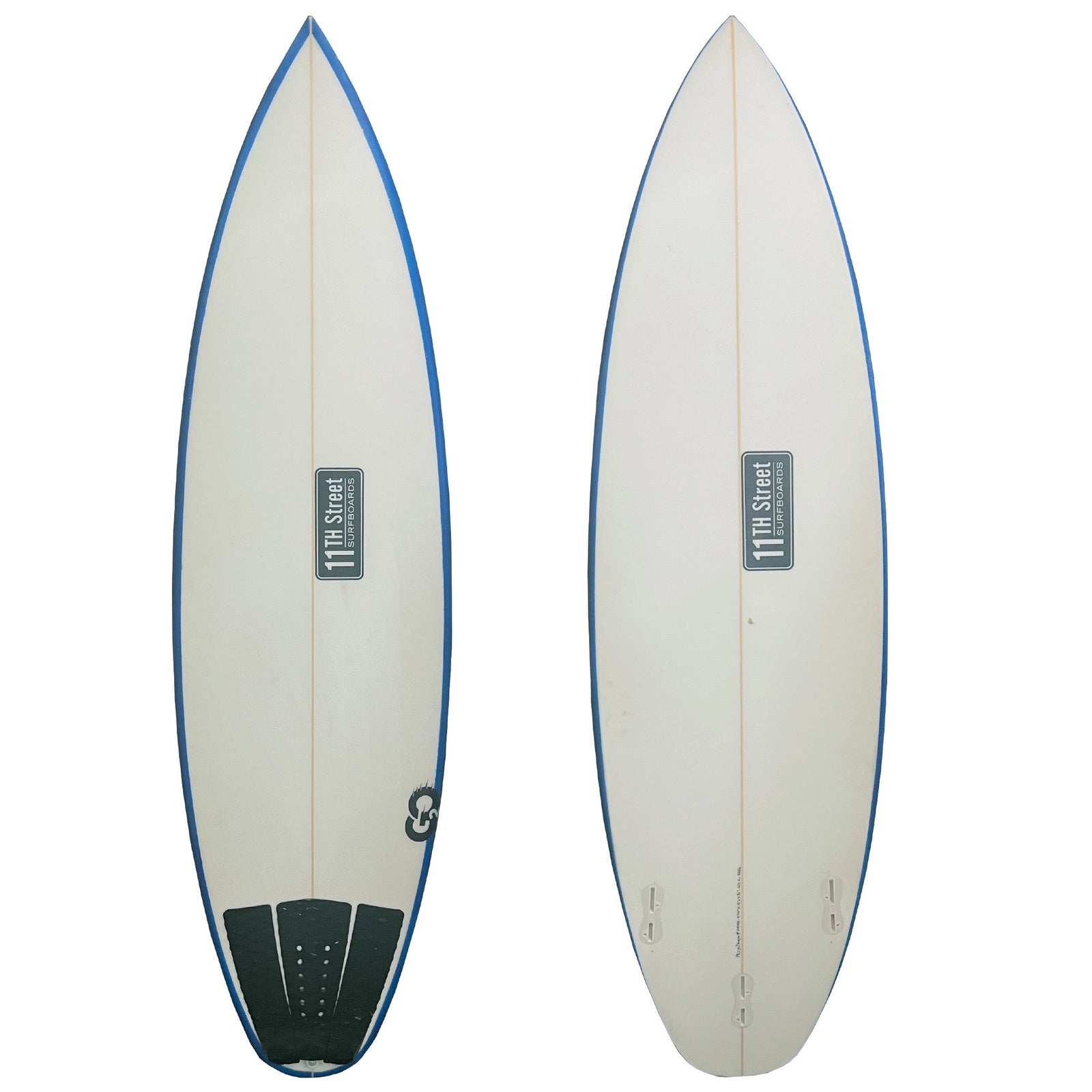 11th Street Surfboards Go2 5'10 Used Surfboard - FCS II