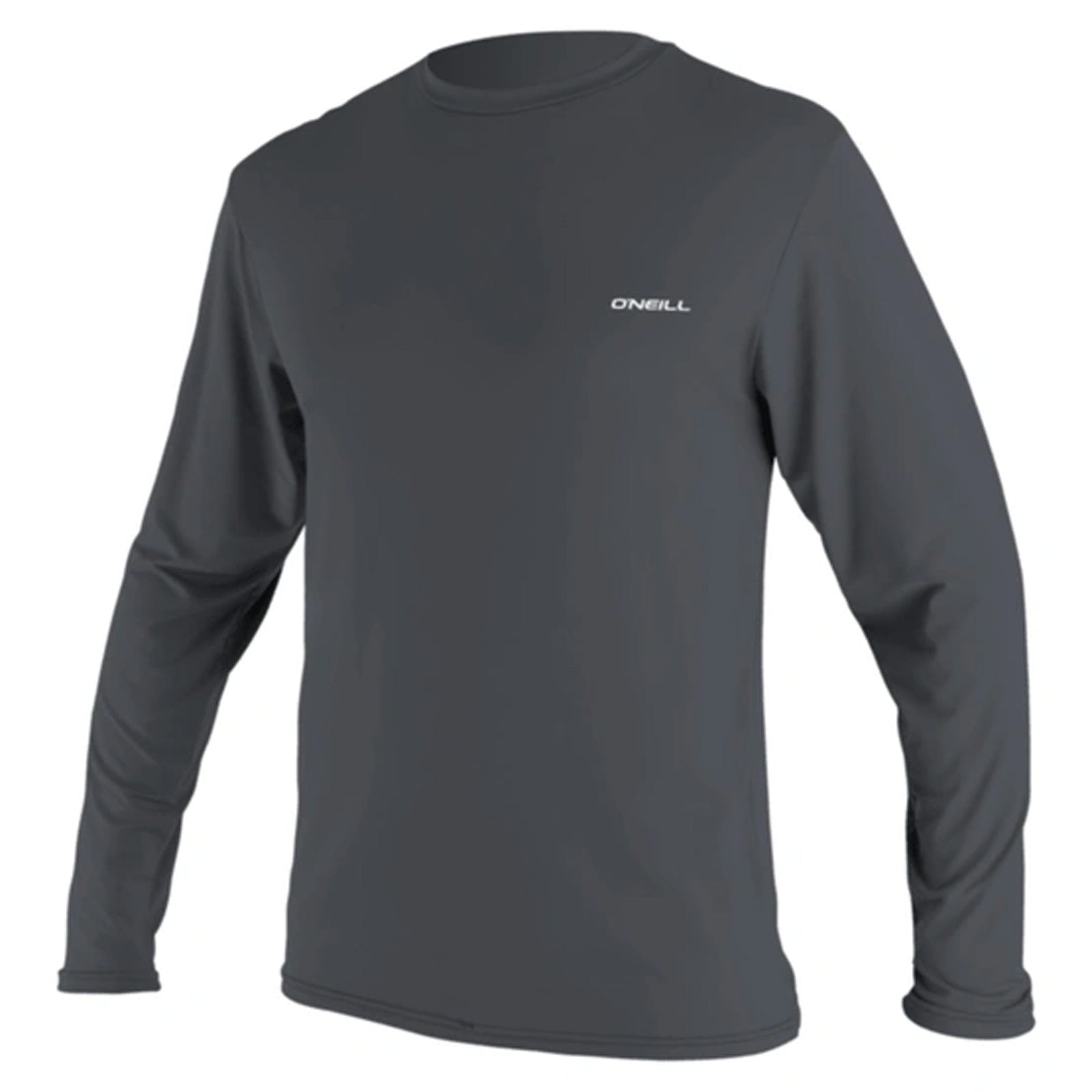 O'Neill Basic Skins II UPF50+ Men's L/S Loose-Fit Rashguard - Graphite