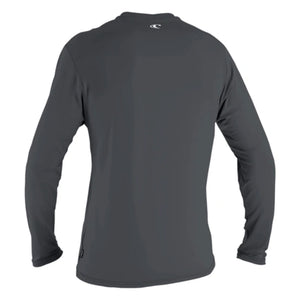 O'Neill Basic Skins II UPF50+ Men's L/S Loose-Fit Rashguard - Graphite