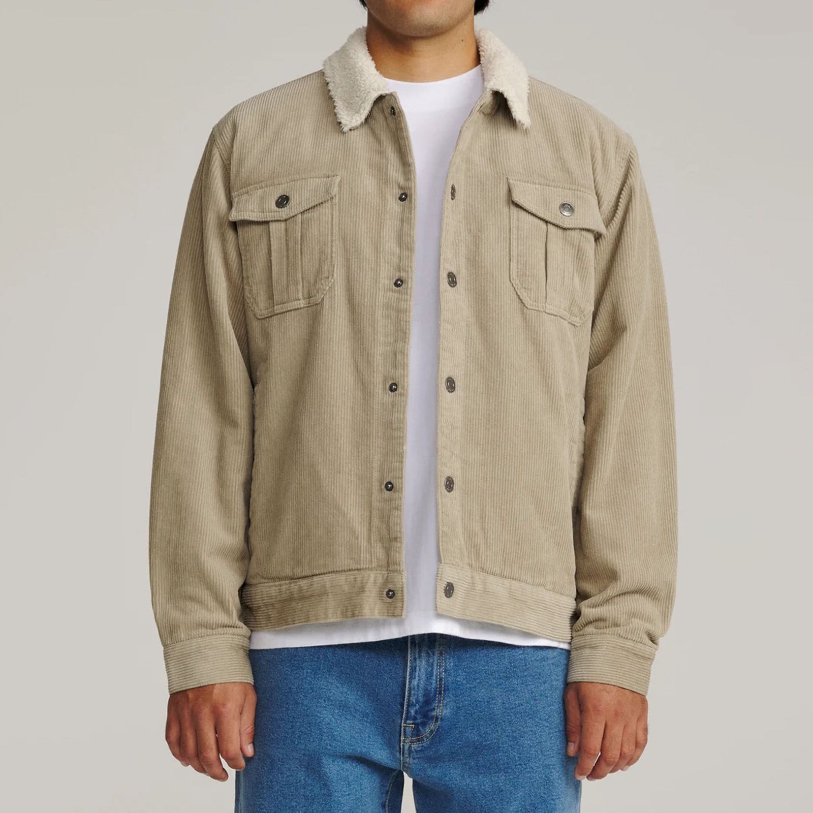 Katin Harris Corduroy Men's L/S Jacket - Aluminum