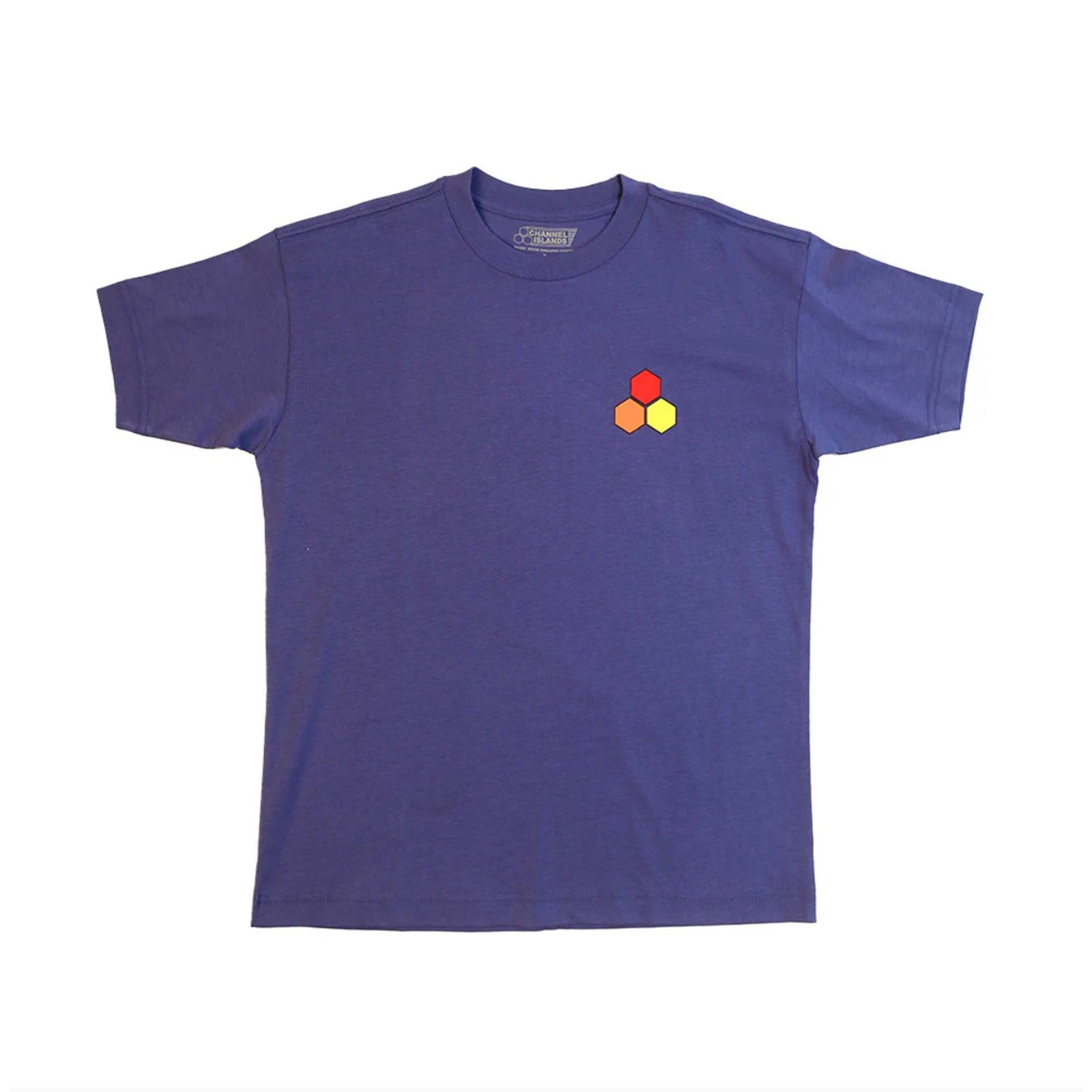 Channel Islands Classic Hex Youth S/S T-Shirt - Cobalt Blue