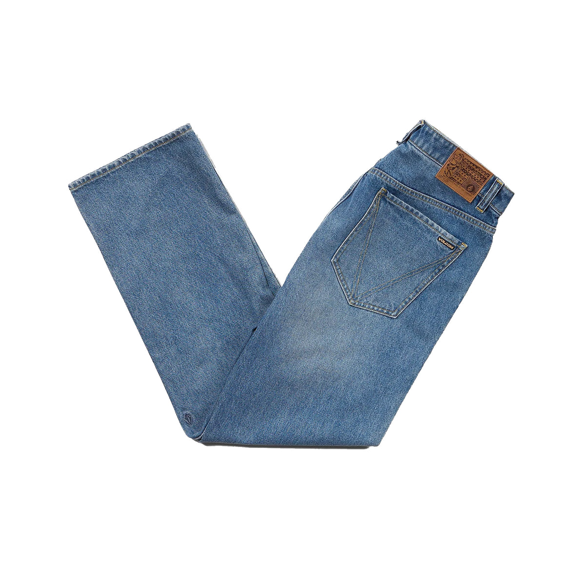 Volcom Pipe Dreams Denim Men's Pants - Euro Light Blue