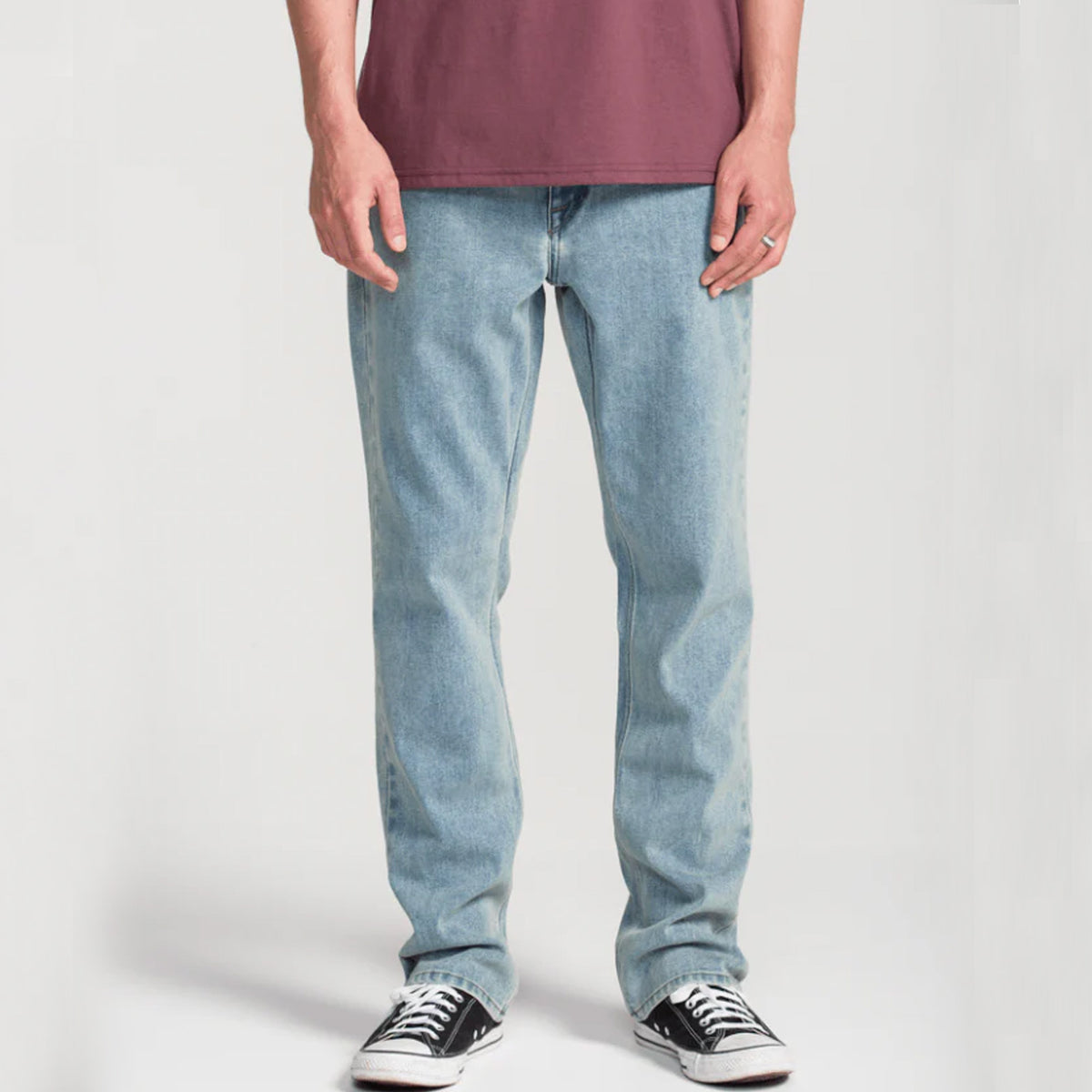 Volcom Solver Denim 30" Men's Pants - Dust Bowl Indigo