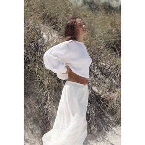 Rhythm Classic Knit Women's Sweater - White