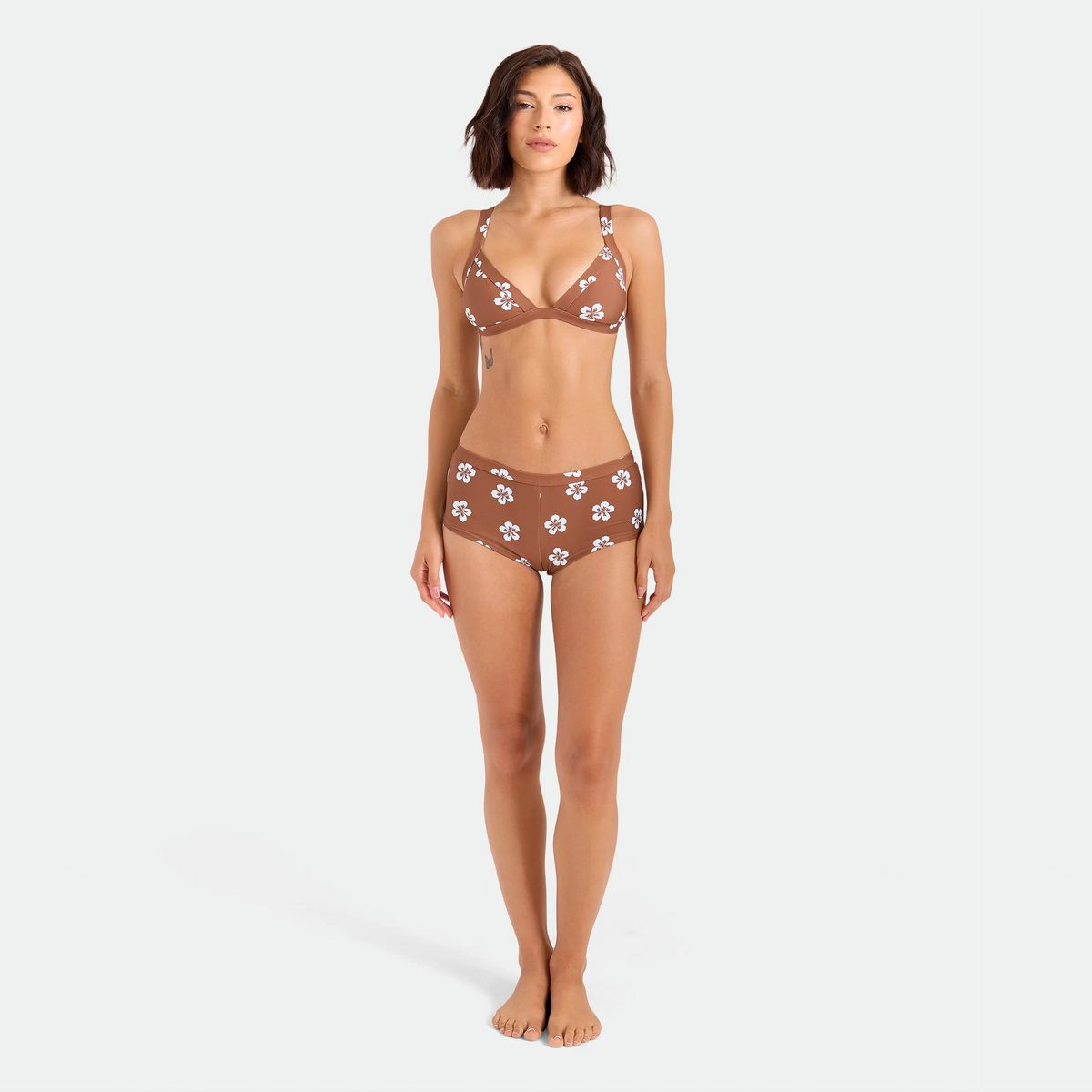Volcom Coco Retro Bloom Surf Women's Bikini Bottoms - Java Brown