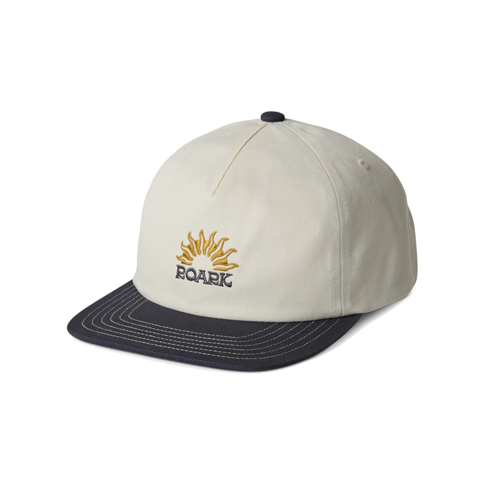 Roark Journey Snapback Men's Hat - White/Black
