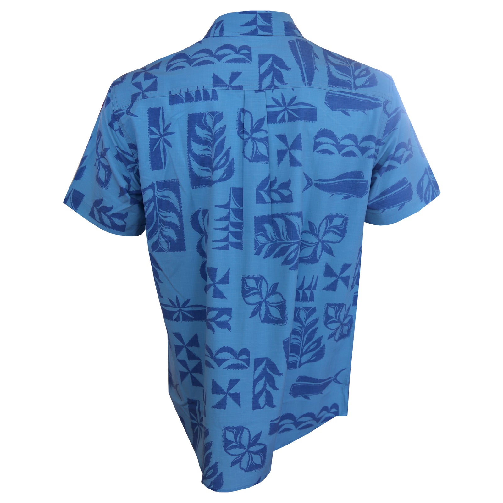 Surf Station Juno UPF 50 Men's S/S Dress Shirt - Aqua