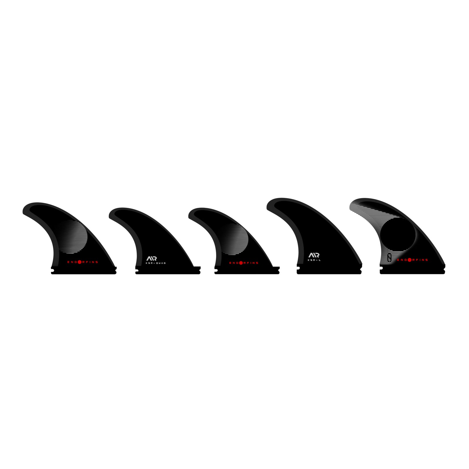 Endorfins Slater KSR Rake Large 5-Fin Surfboard Fins - Futures